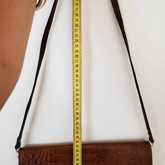 Vintage 70s Genuine leather Mini Bag with Strap made in Italie - Picture 7 of 9